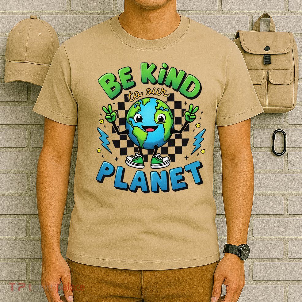 Retro Funny Earth Day Be Kind to Our Planet T-Shirt