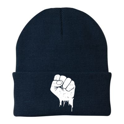 Raised Fist Empower Knit Cap Winter Beanie