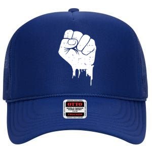 Raised Fist Empower High Crown Mesh Back Trucker Hat