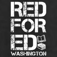 Red For Ed Washington Teacher Cool Comfort Performance Bucket Hat