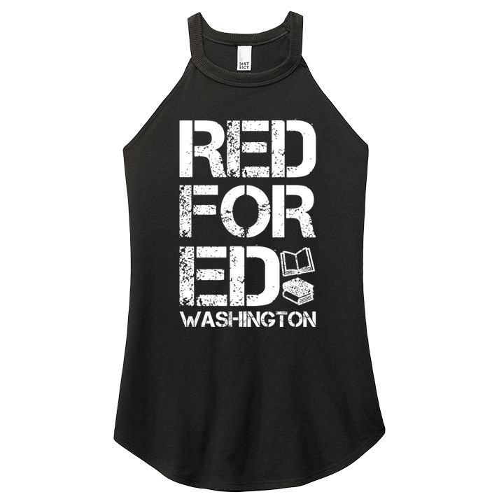 Red For Ed Washington Teacher Women's Perfect Tri Rocker Tank
