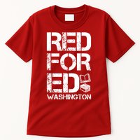Red For Ed Washington Teacher Tall T-Shirt