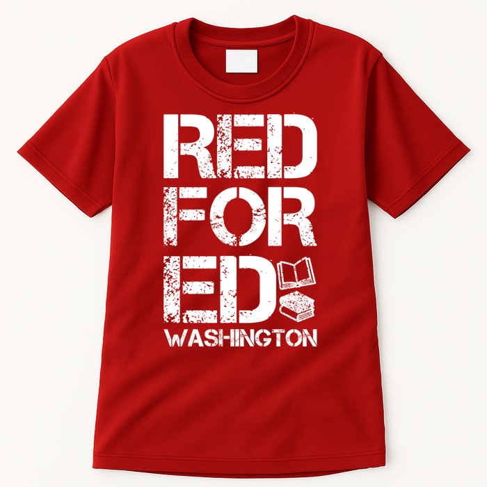 Red For Ed Washington Teacher Tall T-Shirt