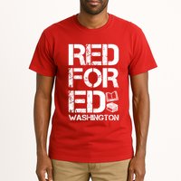 Red For Ed Washington Teacher Tall T-Shirt