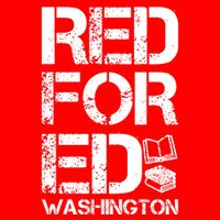 Red For Ed Washington Teacher Tall T-Shirt