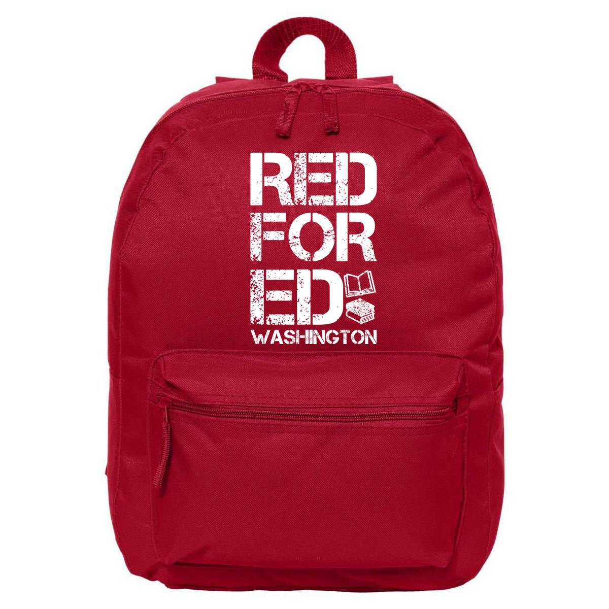 Red For Ed Washington Teacher 16 in Basic Backpack