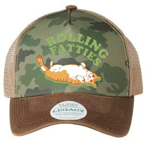 Rolling Fatties Funny Marijuana Cat Legacy Tie Dye Trucker Hat