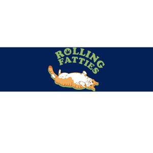 Rolling Fatties Funny Marijuana Cat Bumper Sticker