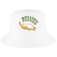 Rolling Fatties Funny Marijuana Cat Cool Comfort Performance Bucket Hat
