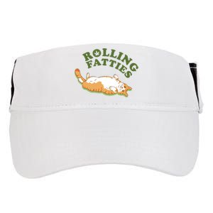 Rolling Fatties Funny Marijuana Cat Adult Drive Performance Visor