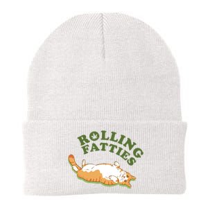 Rolling Fatties Funny Marijuana Cat Knit Cap Winter Beanie