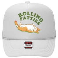 Rolling Fatties Funny Marijuana Cat Trucker Hat
