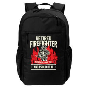 Retired Fire Fighter I Fire Department I Retirement Daily Commute Backpack