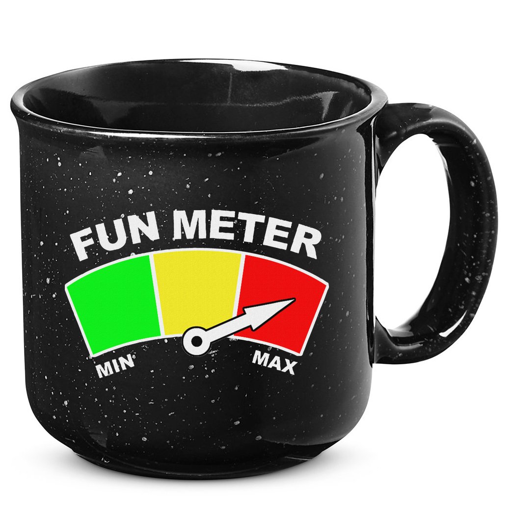 Ready For Fun Collection Fun Meter 15oz Campfire Ceramic Mug
