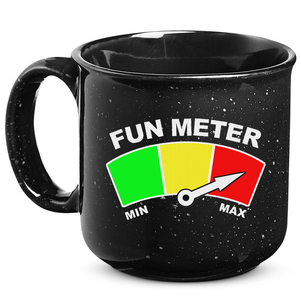 Ready For Fun Collection Fun Meter 15oz Campfire Ceramic Mug