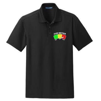 Ready For Fun Collection Fun Meter Dry Zone Grid Polo