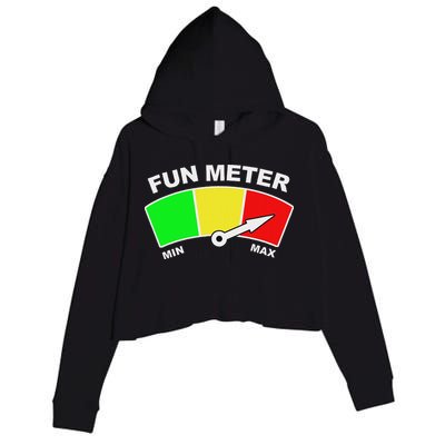 Ready For Fun Collection Fun Meter Crop Fleece Hoodie