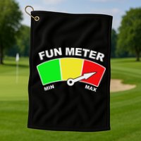 Ready For Fun Collection Fun Meter Golf Towel