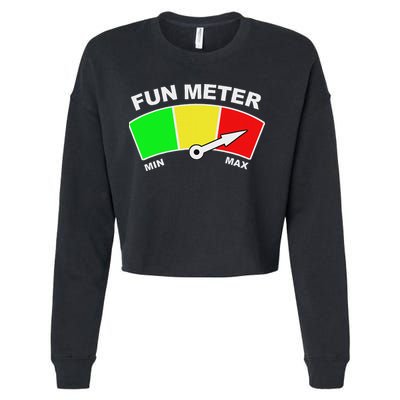 Ready For Fun Collection Fun Meter Cropped Pullover Crew