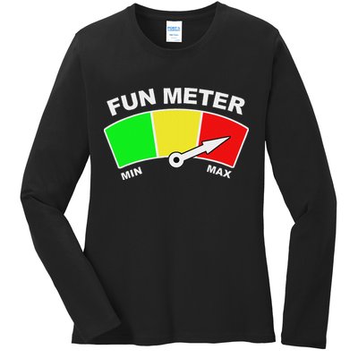 Ready For Fun Collection Fun Meter Ladies Long Sleeve Shirt