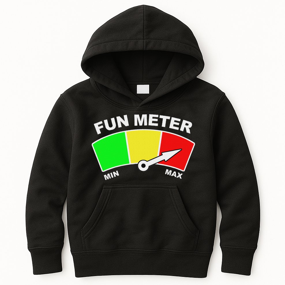 Ready For Fun Collection Fun Meter Kids Hoodie
