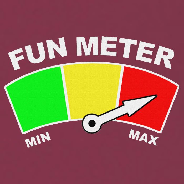 Ready For Fun Collection Fun Meter 16oz Travel Tumbler