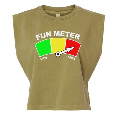 Ready For Fun Collection Fun Meter Garment-Dyed Women's Muscle Tee