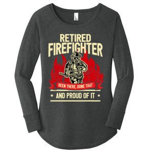 Retired Fire Fighter I Fire Department I Retirement Women's Perfect Tri Tunic Long Sleeve Shirt