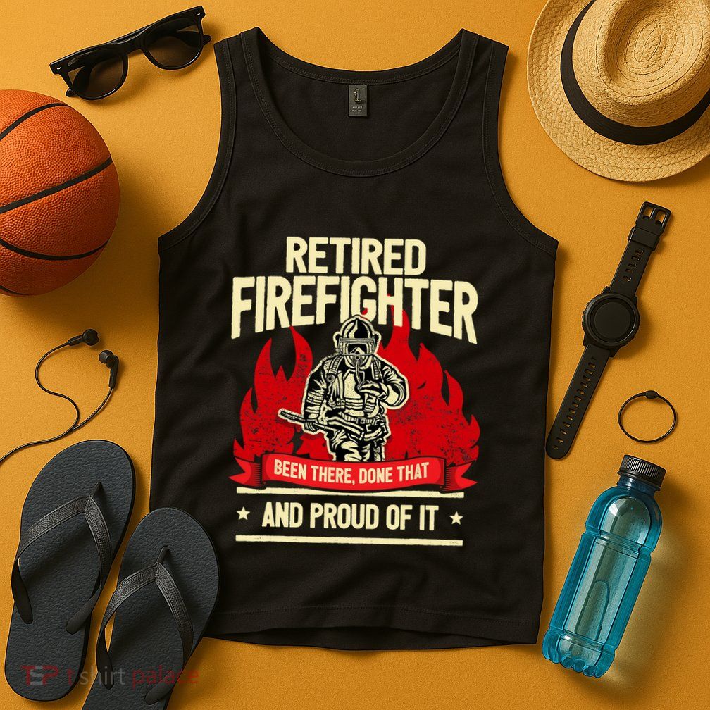 Retired Fire Fighter I Fire Department I Retirement Tank Top