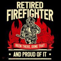 Retired Fire Fighter I Fire Department I Retirement Women's V-Neck T-Shirt