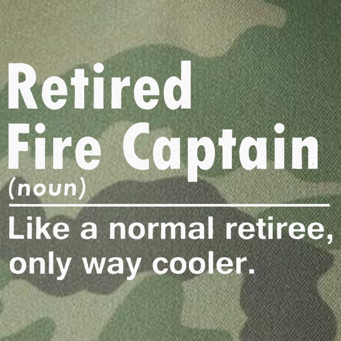Retired Firefighter Fire Captain Chief Funny Definition Legacy Tie Dye Trucker Hat