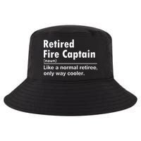 Retired Firefighter Fire Captain Chief Funny Definition Cool Comfort Performance Bucket Hat