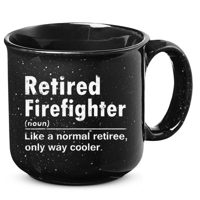 Retired Firefighter Funny Definition Of Retirement Fireman 15oz Campfire Ceramic Mug