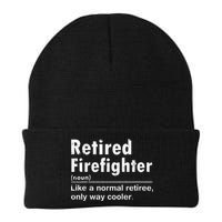 Retired Firefighter Funny Definition Of Retirement Fireman Beanie