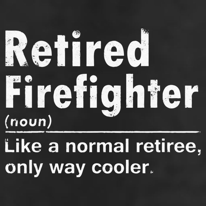 Retired Firefighter Funny Definition Of Retirement Fireman Beanie