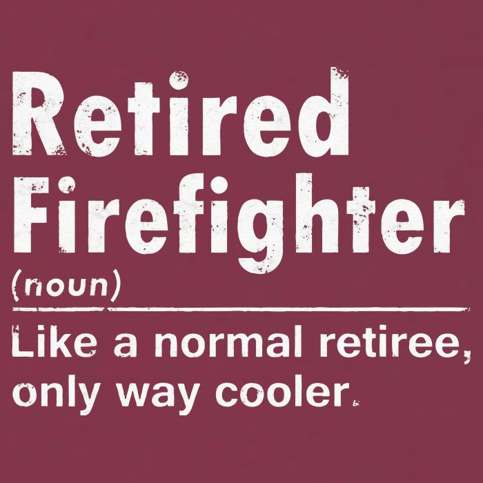 Retired Firefighter Funny Definition Of Retirement Fireman 16oz Travel Tumbler