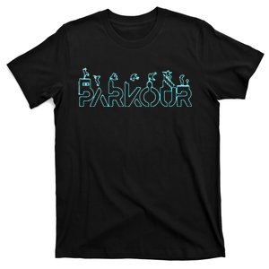 Retro Freerunning For Parkour Runner Parkour T-Shirt