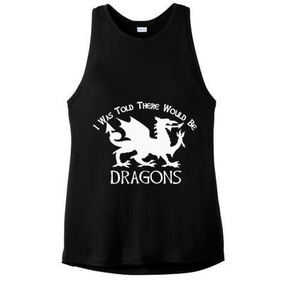 Renaissance Fair Faire Festival Medieval Theme Knight Dragon Ladies PosiCharge Tri-Blend Wicking Tank