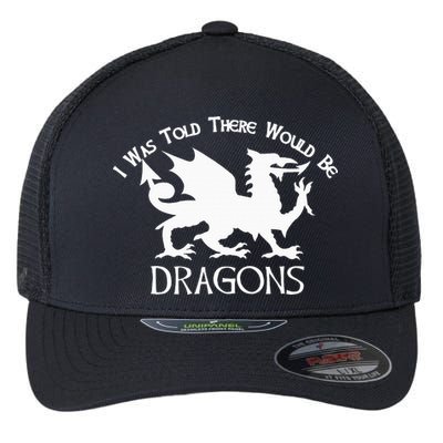 Renaissance Fair Faire Festival Medieval Theme Knight Dragon Flexfit Unipanel Trucker Cap