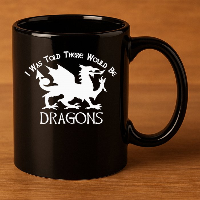 Renaissance Fair Faire Festival Medieval Theme Knight Dragon 11oz C Handle Ceramic Mug