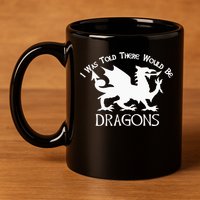 Renaissance Fair Faire Festival Medieval Theme Knight Dragon 11oz C Handle Ceramic Mug