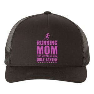 Runner Funny Fitness Running Mom Yupoong Adult 5-Panel Trucker Hat