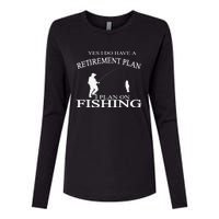 Retirement Funny Fishing Retired Fisherman Womens Cotton Relaxed Long Sleeve T-Shirt