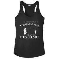 Retirement Funny Fishing Retired Fisherman Ladies PosiCharge Competitor Racerback Tank