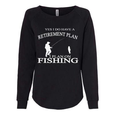 Retirement Funny Fishing Retired Fisherman Womens California Wash Sweatshirt