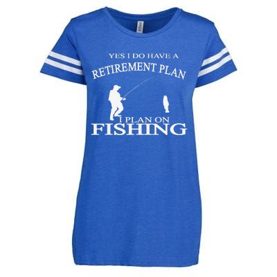 Retirement Funny Fishing Retired Fisherman Enza Ladies Jersey Football T-Shirt