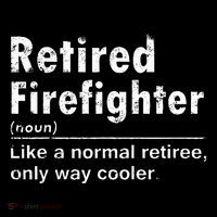 Retired Firefighter Funny Definition Of Retirement Fireman Tall T-Shirt