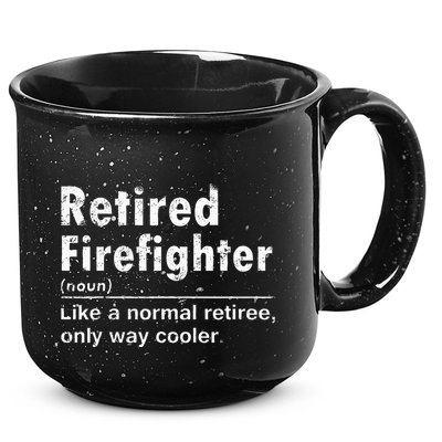 Retired Firefighter Funny Definition Of Retirement Fireman 15oz Campfire Ceramic Mug