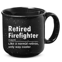Retired Firefighter Funny Definition Of Retirement Fireman 15oz Campfire Ceramic Mug