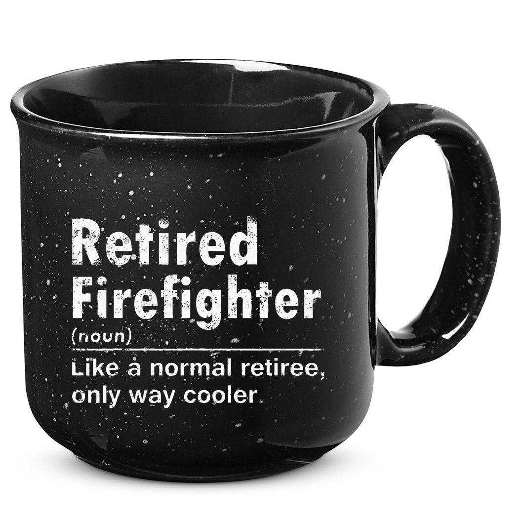 Retired Firefighter Funny Definition Of Retirement Fireman 15oz Campfire Ceramic Mug